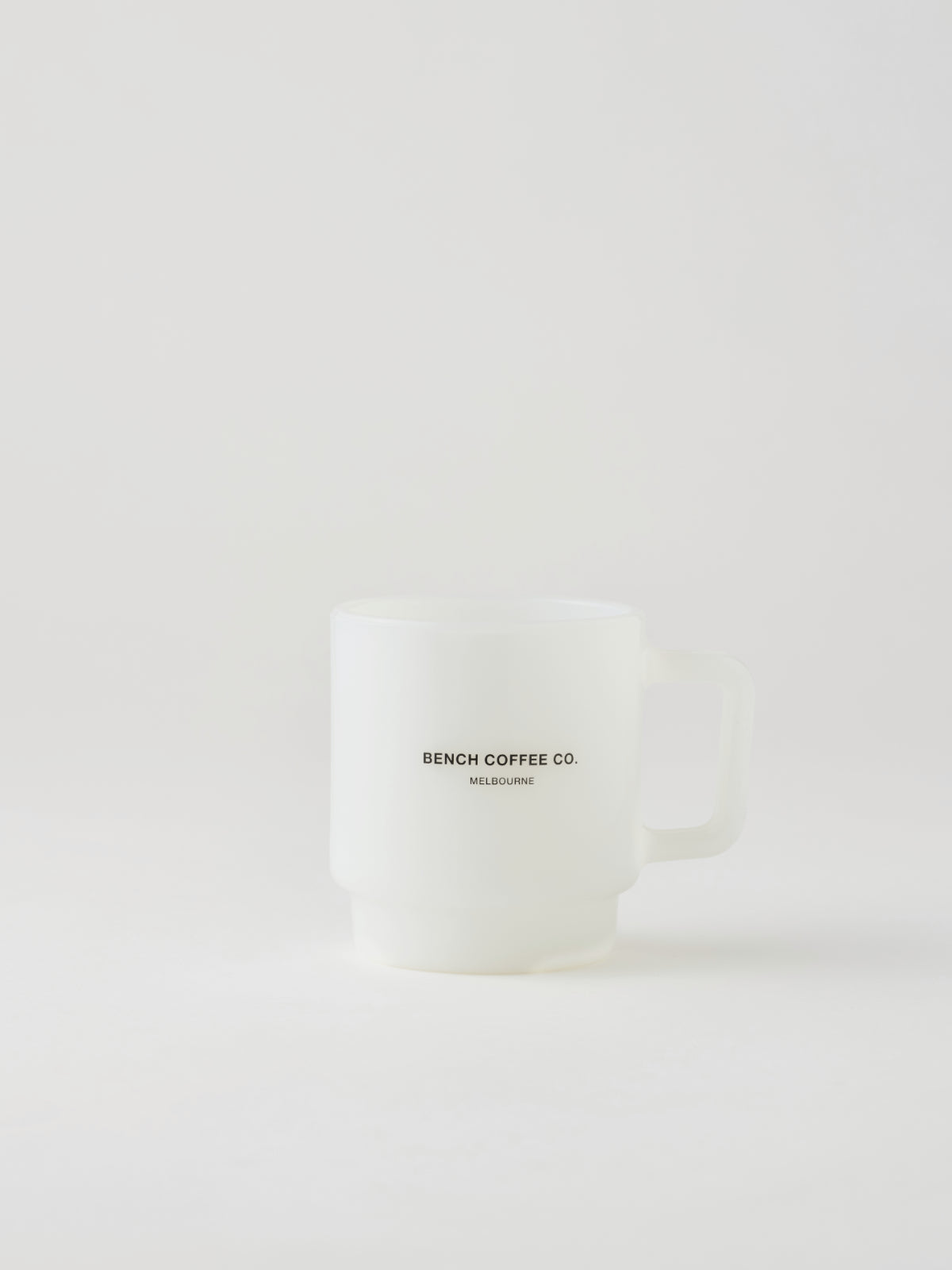 BENCH COFFEE CO. Roastery Milk Glass Mug